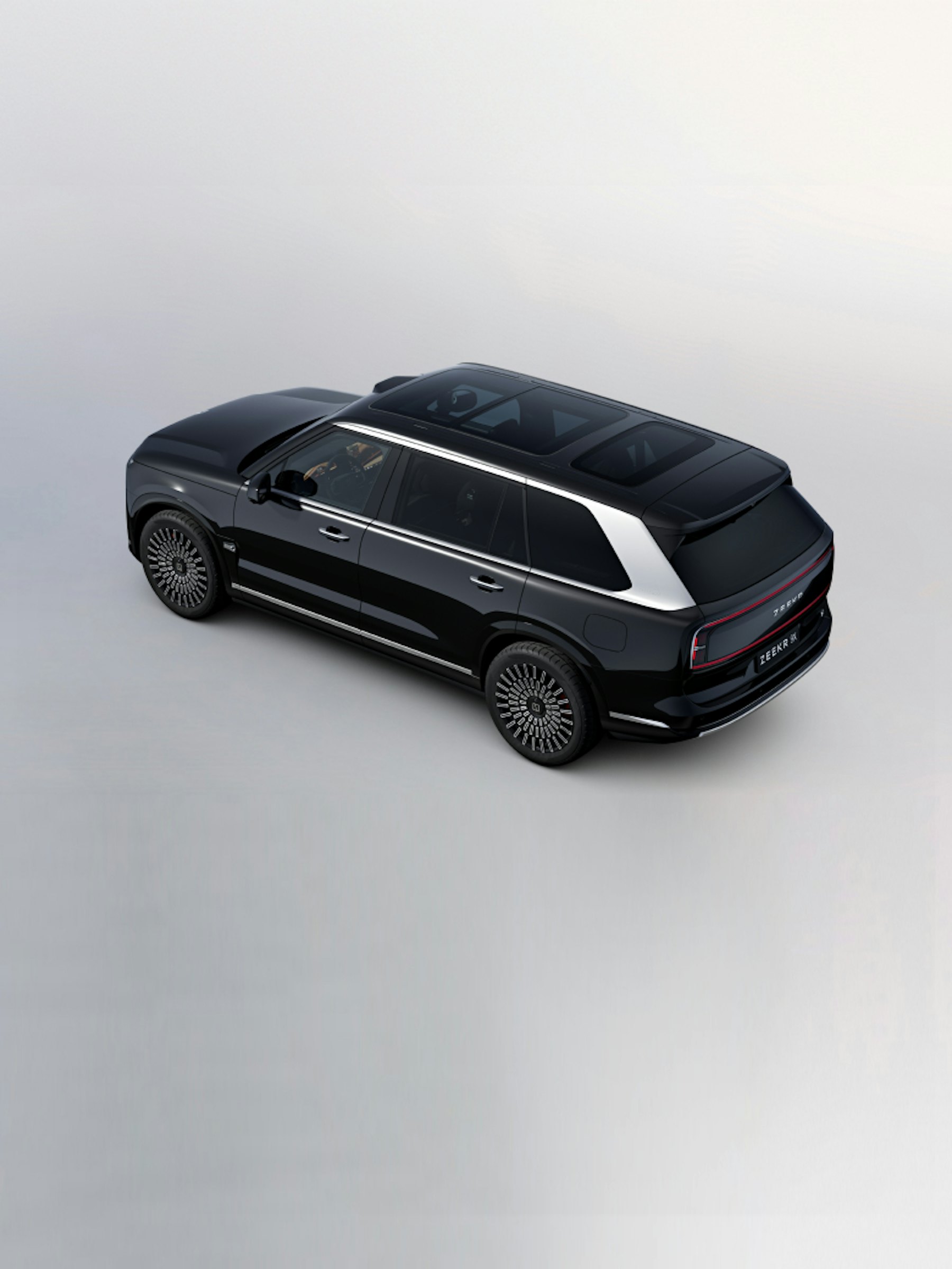 Zeekr 9X – Panoramatak över hela bilen