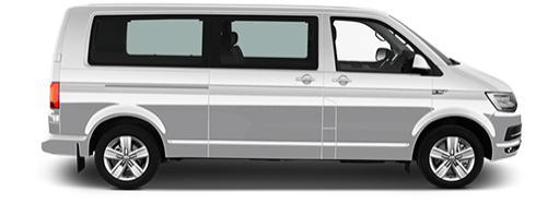 Hyrbil Minibuss, Volkswagen Caravelle eller liknande