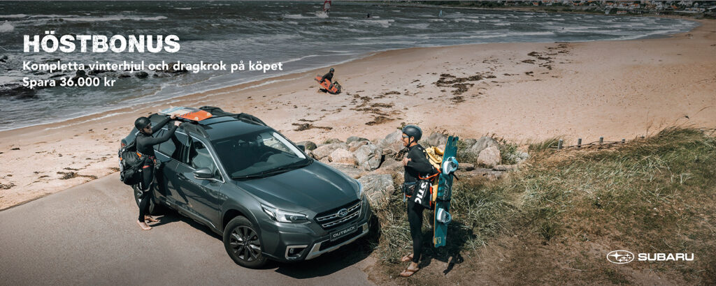 Höstbonus på Subaru OUTBACK - Vinterhjul och dragkrok på köpet!