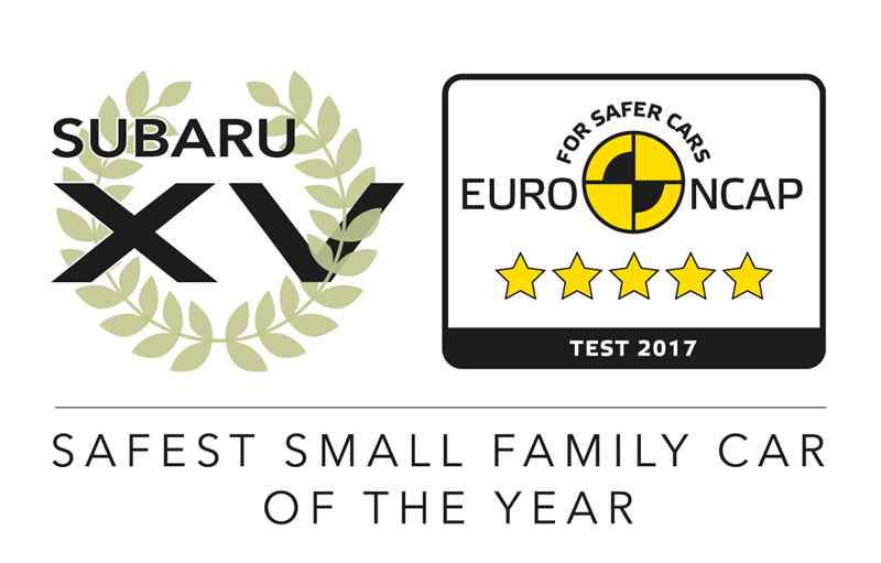 Subaru XV pris "safest small family car of the year"