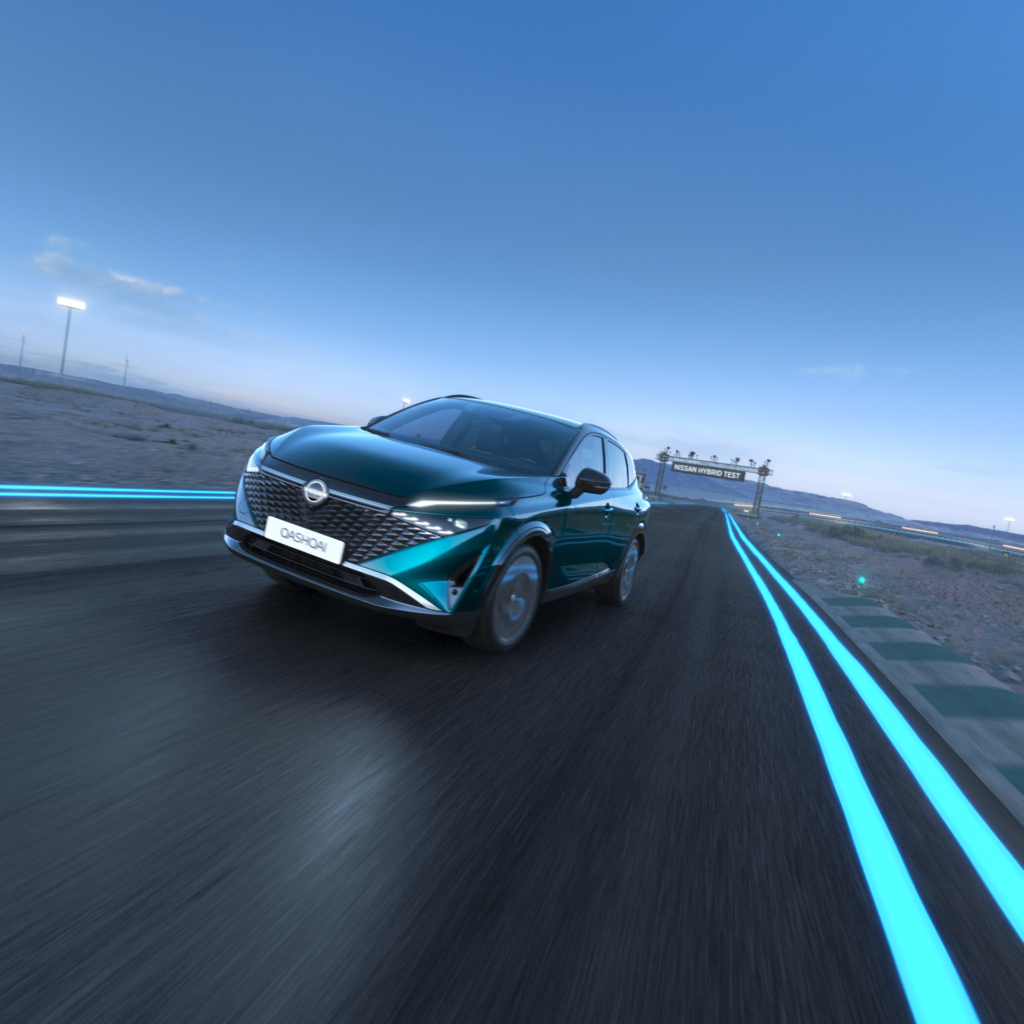 Nissan Qashqai åker på väg