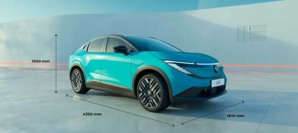Nissan LEAF - utrymme
