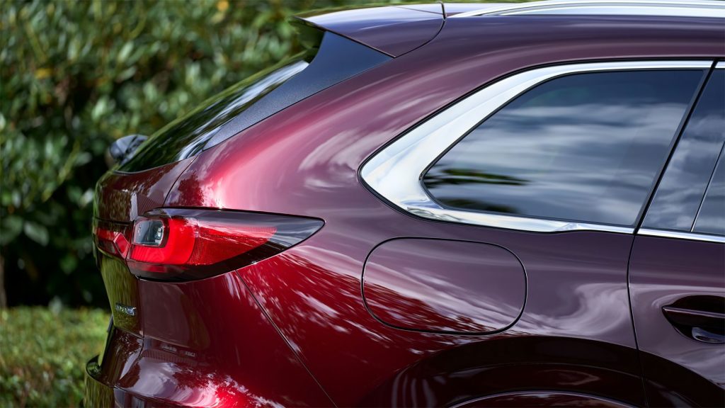 Mazda CX-80 detaljbild exteriörlinjer