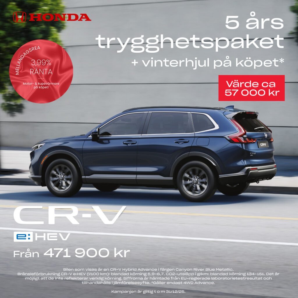 Mellandagsrea - Honda CR-V