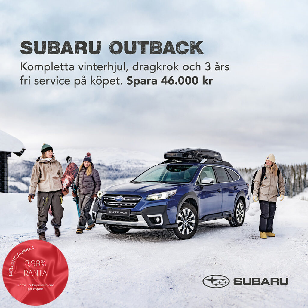 Mellandagsrea - Subaru Outback
