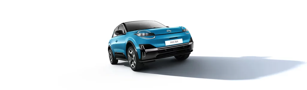 Nya Nissan MICRA i blå färg