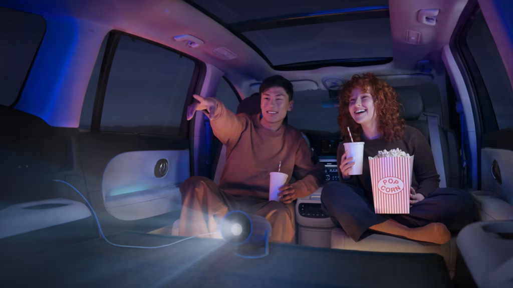 Hyundai IONIQ 9 - Vridbara säten på andra raden