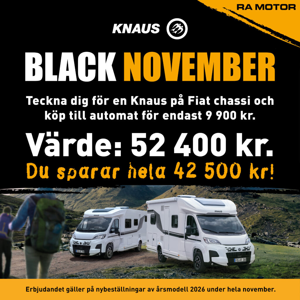 Black Friday Knaus Husbil