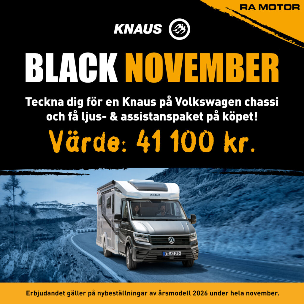 Black Friday Knaus VW Husbil