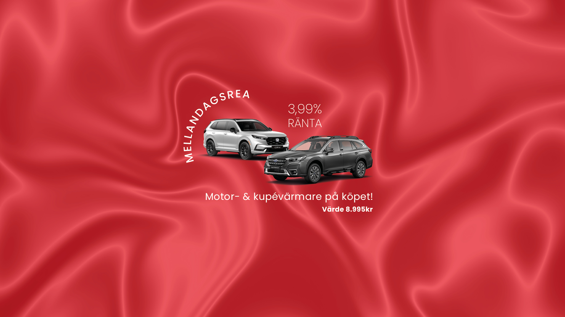 Mellandagsrea Honda och Subaru på RA Motor i Uppsala