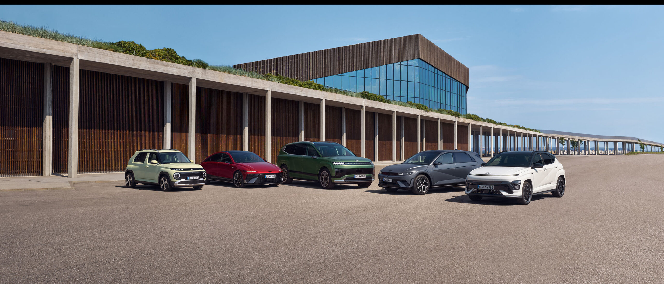 Hyundai electric car range - INSTER, IONIQ 6, IONIQ 9, IONIQ 5, KONA EV