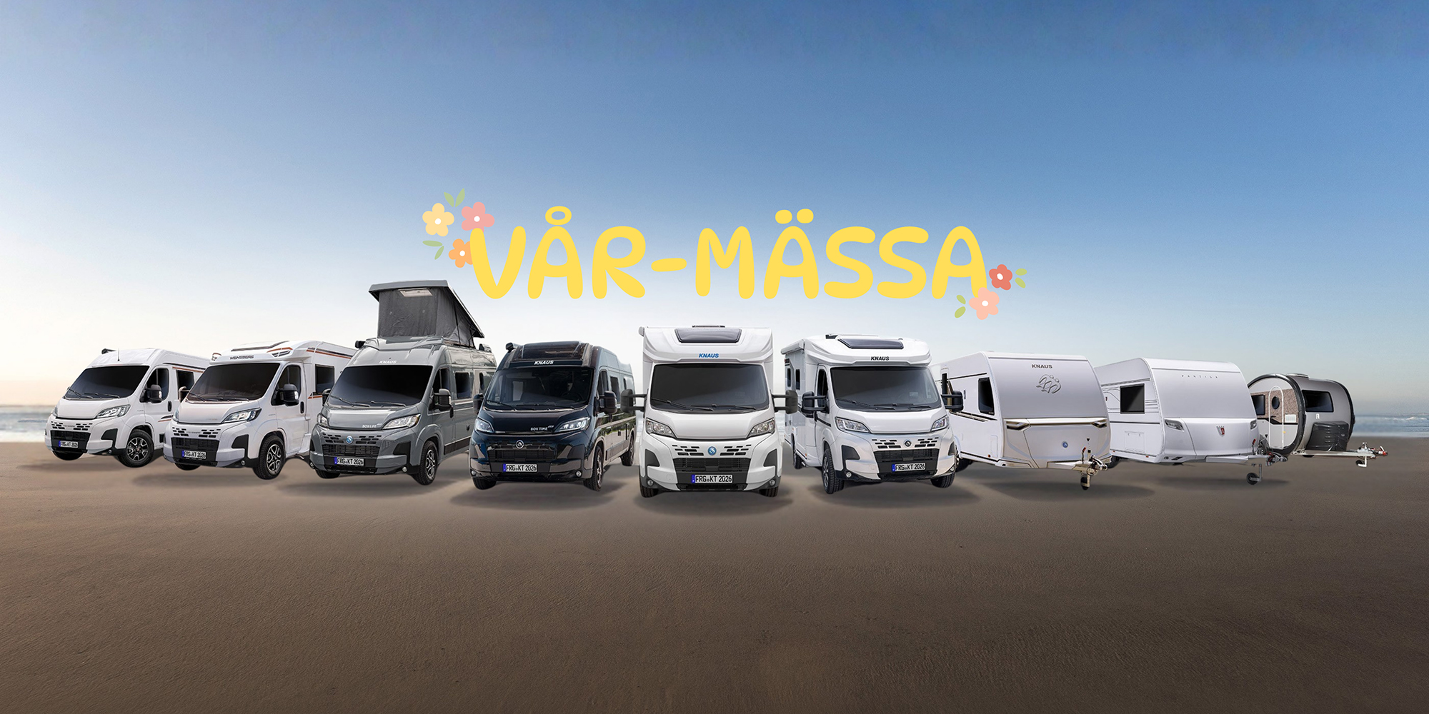 Vårmässa Fritid - Husvagn och Husbil på RA Motor Knivsta