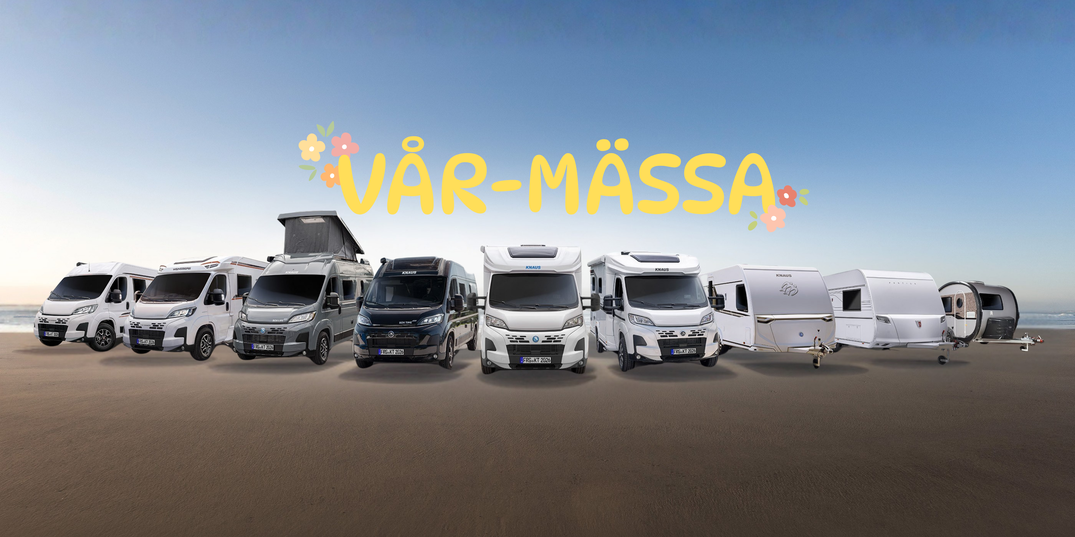 Vårmässa Fritid - Husvagn och Husbil på RA Motor Knivsta